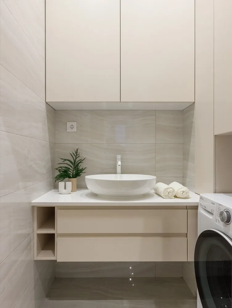 Foto: Moderno, Apartamento, Proyecto de la Semana, Kazán, Edificio Monolítico, 3 habitaciones, 60-90 metros, Karine Mkhitarian – foto en nuestro sitio web