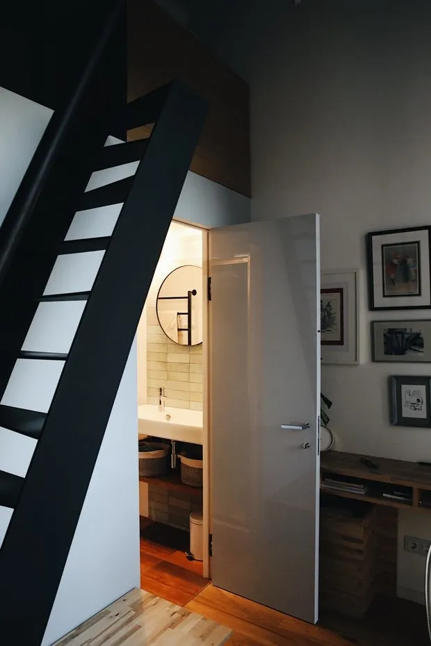 Foto: estilo Loft, Apartamento pequeño, Apartamento, Estudio, Proyecto del día, Victoria Malysheva, menos de 40 metros cuadrados - fotos en nuestro sitio web