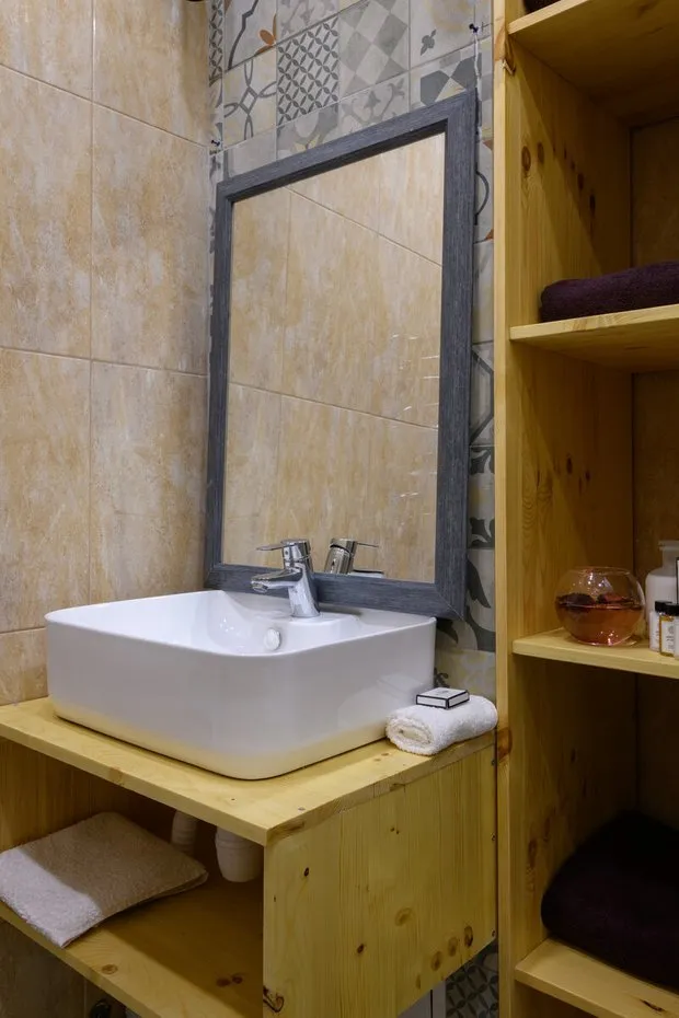 Foto: Balcón en estilo Moderno, Apartamento de pequeño tamaño – foto en nuestro sitio web