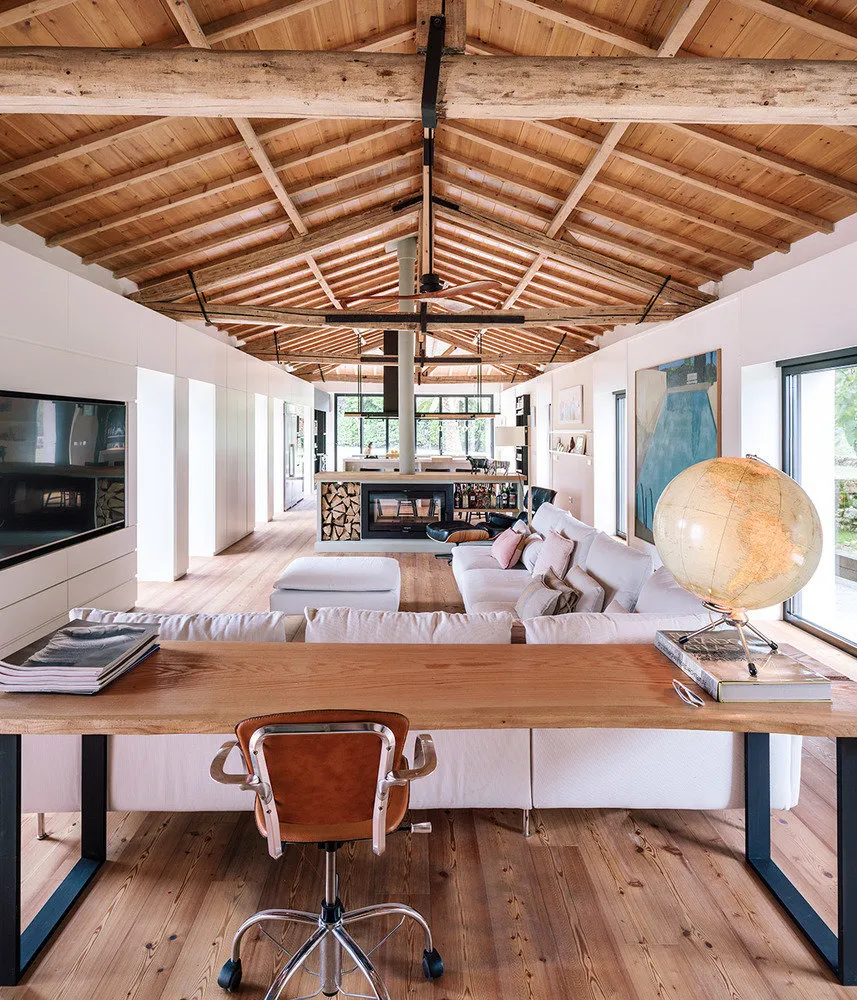 照片：北欧风格客厅，生态，家居与花园 – 我们网站上的照片