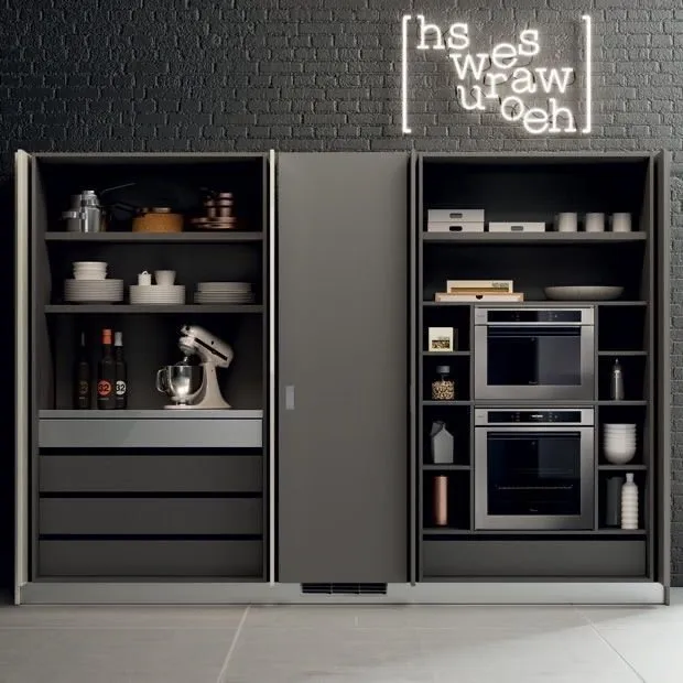 照片： Loft风格厨房和餐厅，室内装饰 – 我们网站上的照片