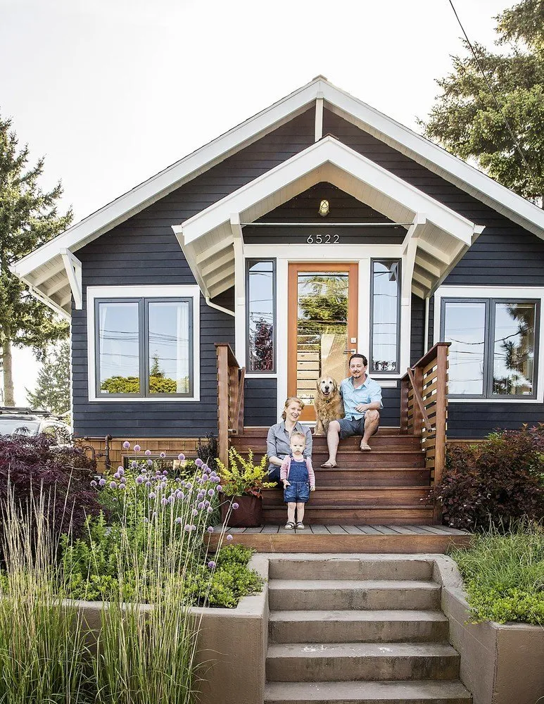 照片：现代风格，厨房与餐厅，室内装饰，房屋，美国，白色，房屋与小屋，超过90平方米，西雅图 – 我们网站上的照片