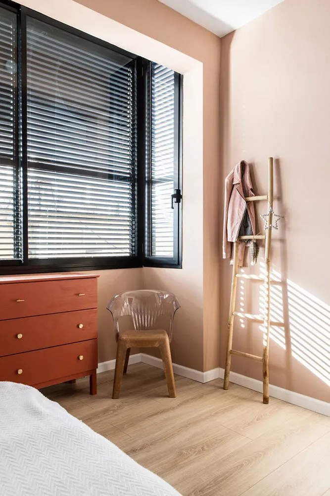 图片:北欧卧室,室内装饰,公寓,绿色,粉色,3室,60-90平方米 – 我们网站上的照片