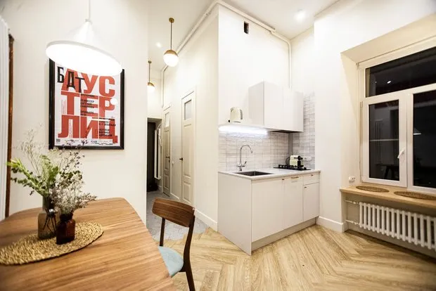 Foto: estilo minimalista, apartamento pequeño - fotos en nuestro sitio web