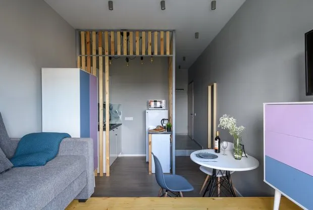 Foto: Dormitorio en estilo Clásico, Moderno, Apartamento de pequeño tamaño – foto en nuestro sitio web