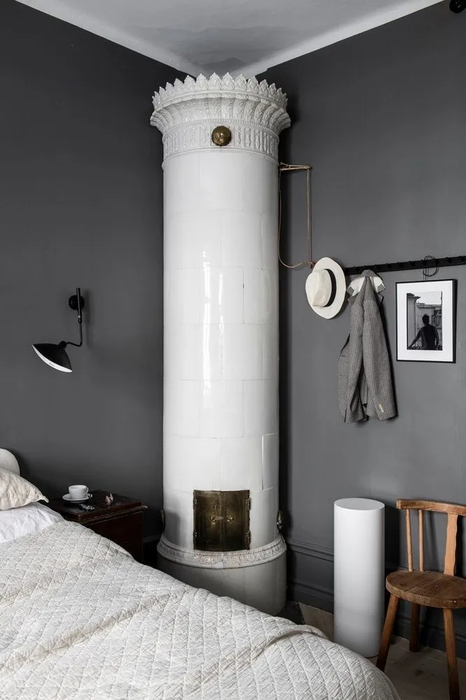 照片:斯堪的纳维亚风格卧室,室内装饰,极简主义,2室,40-60平方米 – 网站上的照片