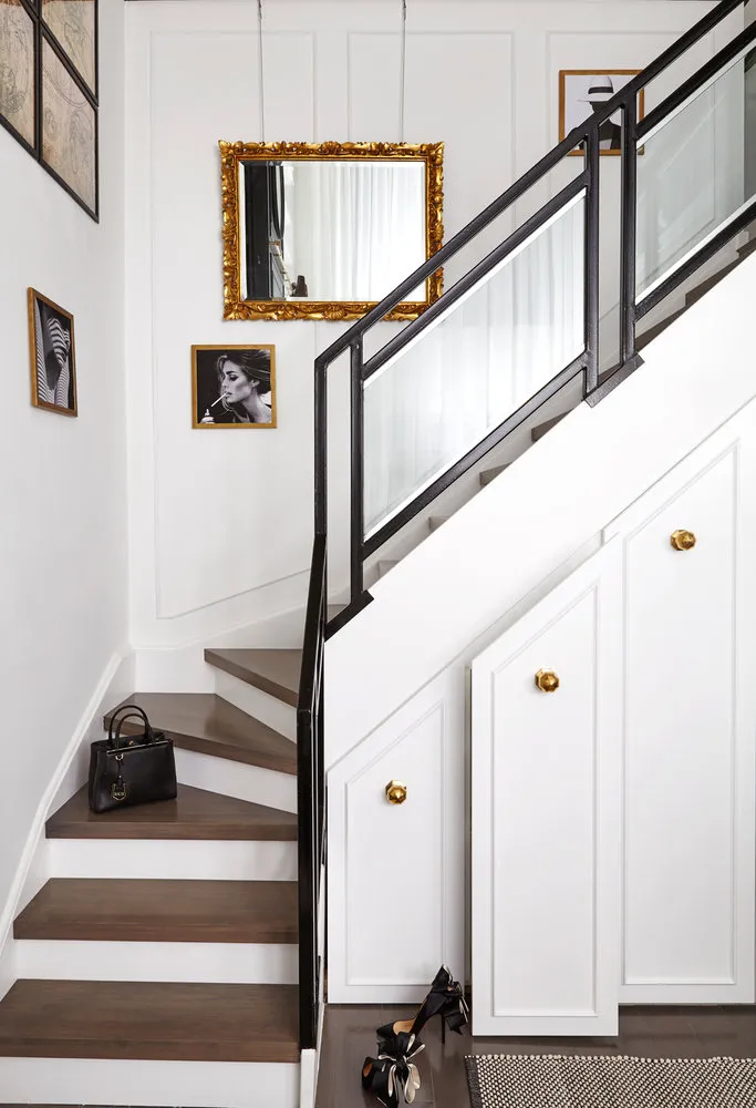 照片:现代风格其他区域,室内装饰,公寓,美国,白色,黑色,米色,40-60平方米 – 我们网站上的照片