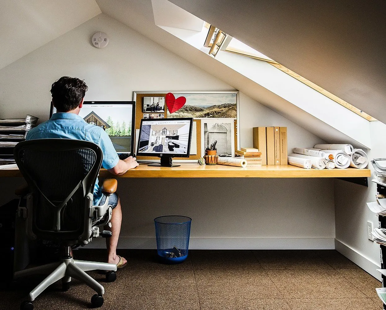 照片：现代风格，厨房与餐厅，室内装饰，房屋，美国，白色，房屋与小屋，超过90平方米，西雅图 – 我们网站上的照片