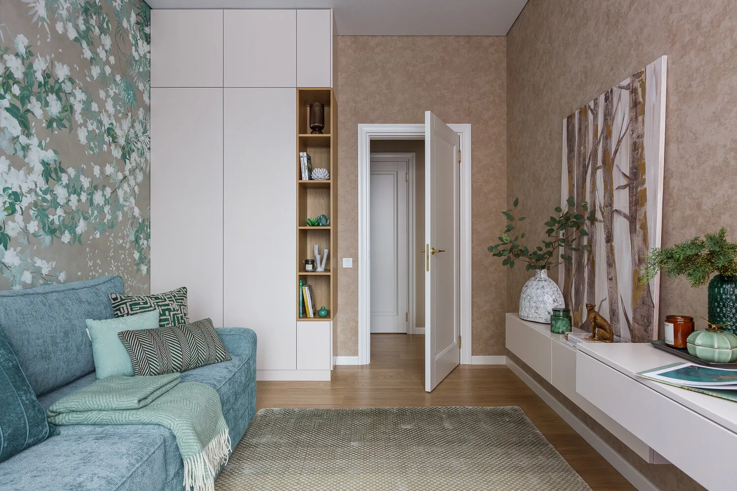 Foto: Moderno, Apartamento, Proyecto de la Semana, Kazán, Edificio Monolítico, 3 habitaciones, 60-90 metros, Karine Mkhitarian – foto en nuestro sitio web