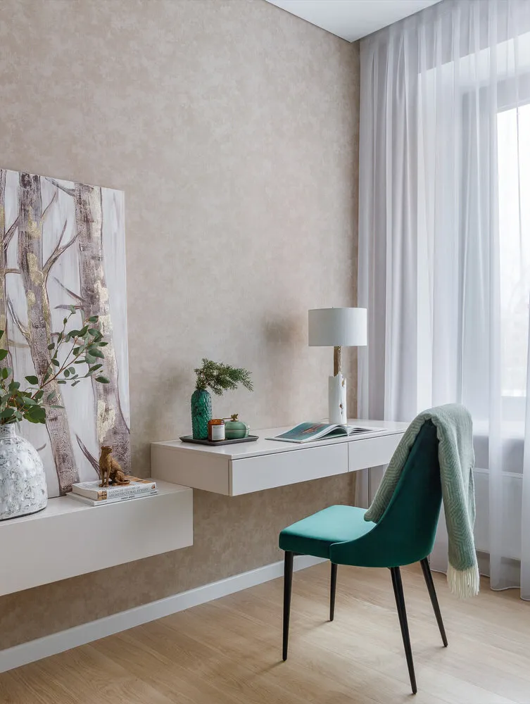 Foto: Moderno, Apartamento, Proyecto de la Semana, Kazán, Edificio Monolítico, 3 habitaciones, 60-90 metros, Karine Mkhitarian – foto en nuestro sitio web