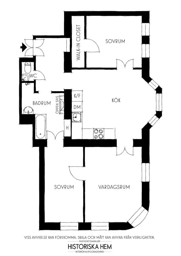 照片：斯德哥尔摩北欧、古典、折中主义风格，室内装饰，公寓，瑞典，斯德哥尔摩，如何装饰折中主义室内，室内折中主义，4个或更多，超过90平方米 – 网站上的照片