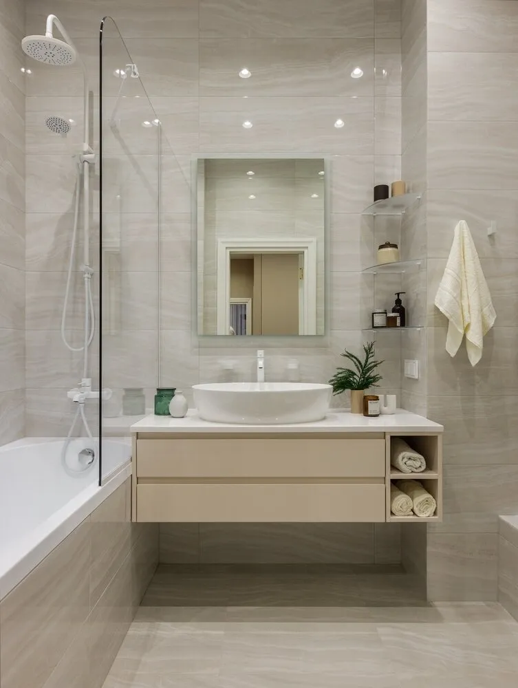 Foto: Moderno, Apartamento, Proyecto de la Semana, Kazán, Edificio Monolítico, 3 habitaciones, 60-90 metros, Karine Mkhitarian – foto en nuestro sitio web