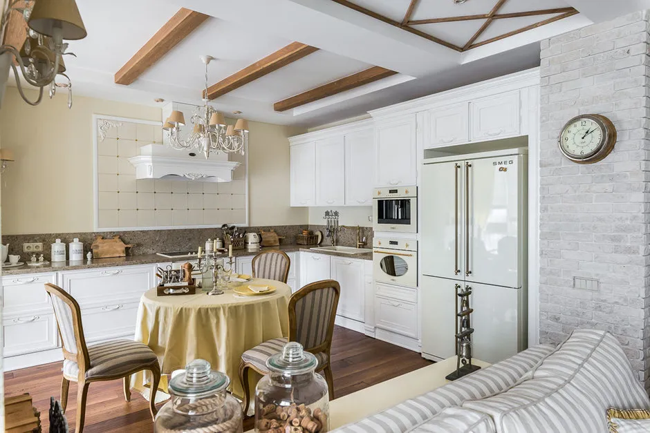 照片:厨房和餐厅在古典风格中,浴室,门厅,客厅,卧室,现代,室内装饰,公寓,房子,encyclopedia_decor - 我们网站上的照片