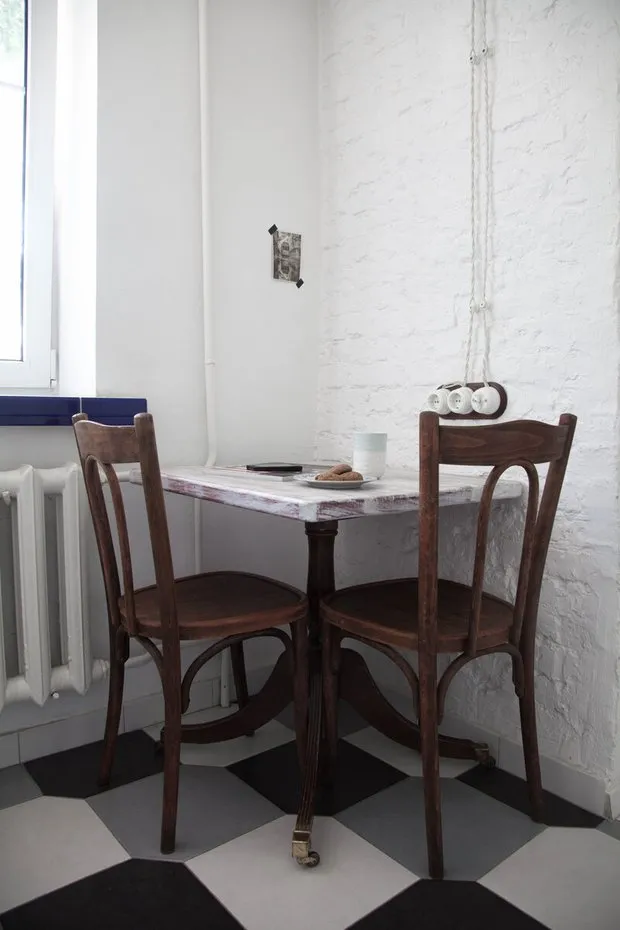 Foto: estilo escandinavo, Remodelación en práctica, Casa Хрущевка – fotos en nuestro sitio web