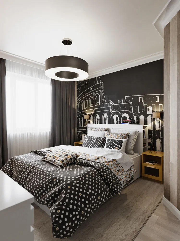 照片：现代卧室，室内装饰，指南 - 我们网站上的照片