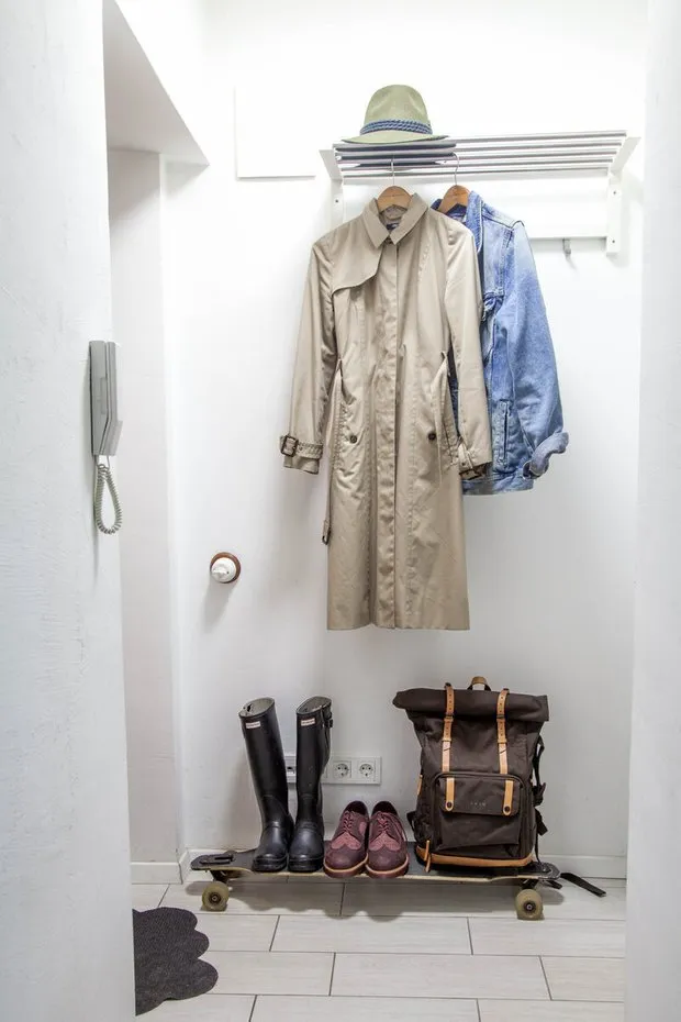 Foto: estilo escandinavo, Remodelación en práctica, Casa Хрущевка – fotos en nuestro sitio web