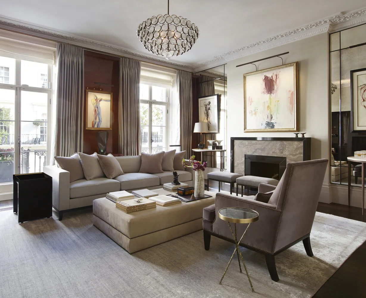 照片：现代风格客厅，室内装饰，房屋，英国，住宅和小屋 – 我们网站上的照片