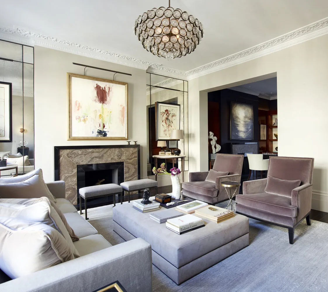 照片：现代风格客厅，室内装饰，房屋，英国，住宅和小屋 – 我们网站上的照片