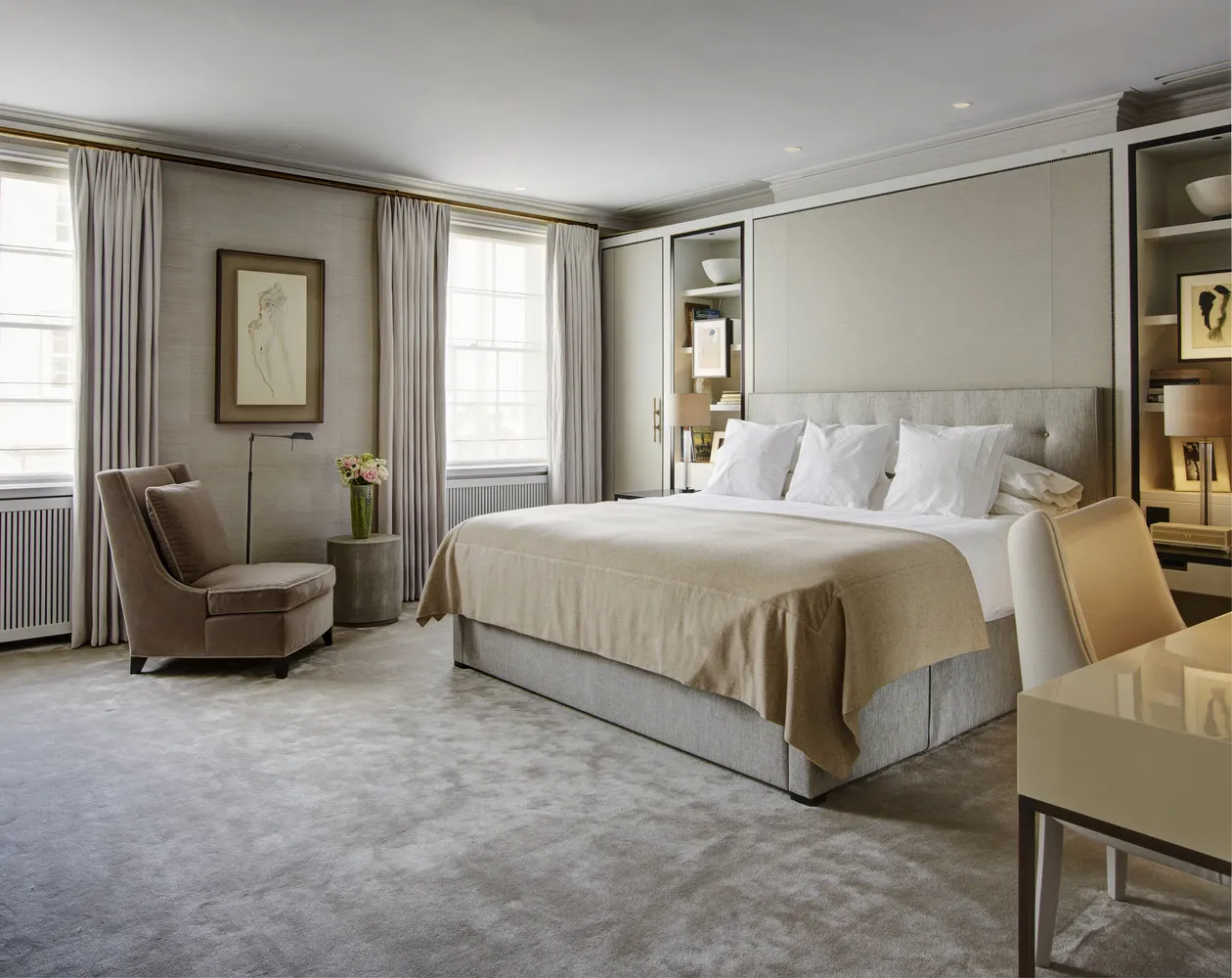 照片：现代风格卧室，室内装饰，房屋，英国，住宅和小屋 – 我们网站上的照片