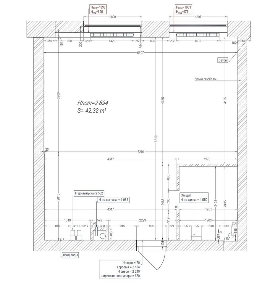 照片：现代风格公寓布局，改造，莫斯科，1室，40-60平方米，亚娜·格列霍娃 – 我们网站上的照片
