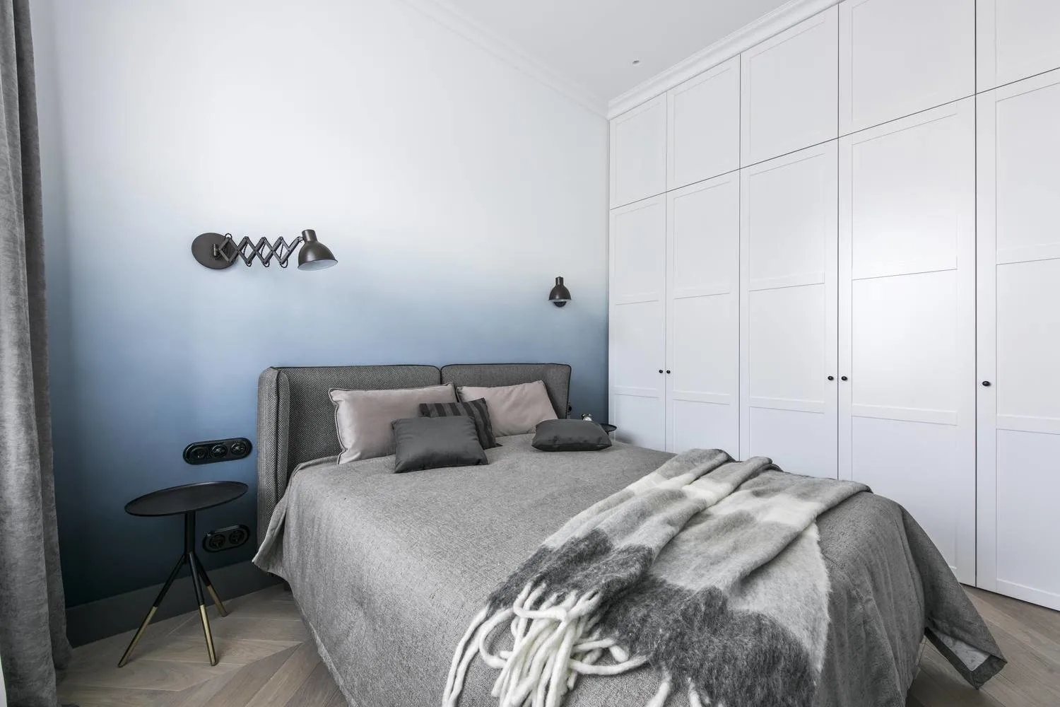 Foto: Schlafzimmer im Modern-Stil, Küche und Essbereich, Wohnzimmer, Garderobe, Dekor und DIY, Kleine Wohnung, Vilnius – Foto auf unserer Website