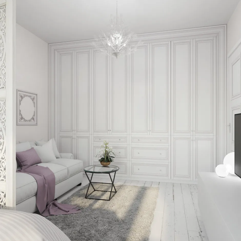 Photo: in style , Bedroom, Guide, Oksana Tsymbalova, Ksenia Drapey, Tatiana Shishkina, architectural studio Ruetemple, Anna Shvetz – photo on our website