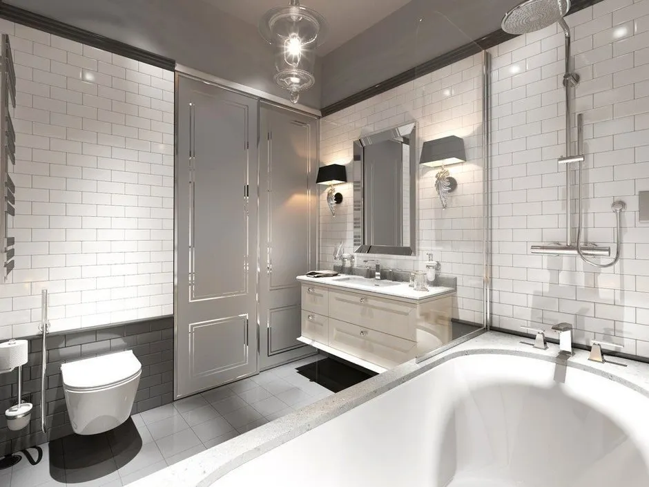 照片：浴室在现代风格中，厨房和餐厅，门厅，客厅，卧室，古典，室内装饰，公寓，房子，encyclopedia_decor - 我们网站上的照片