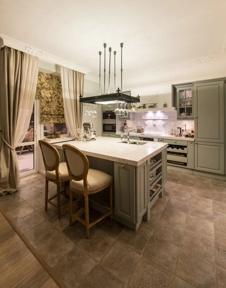 照片:厨房和餐厅在古典风格中,浴室,门厅,客厅,卧室,现代,室内装饰,公寓,房子,encyclopedia_decor - 我们网站上的照片