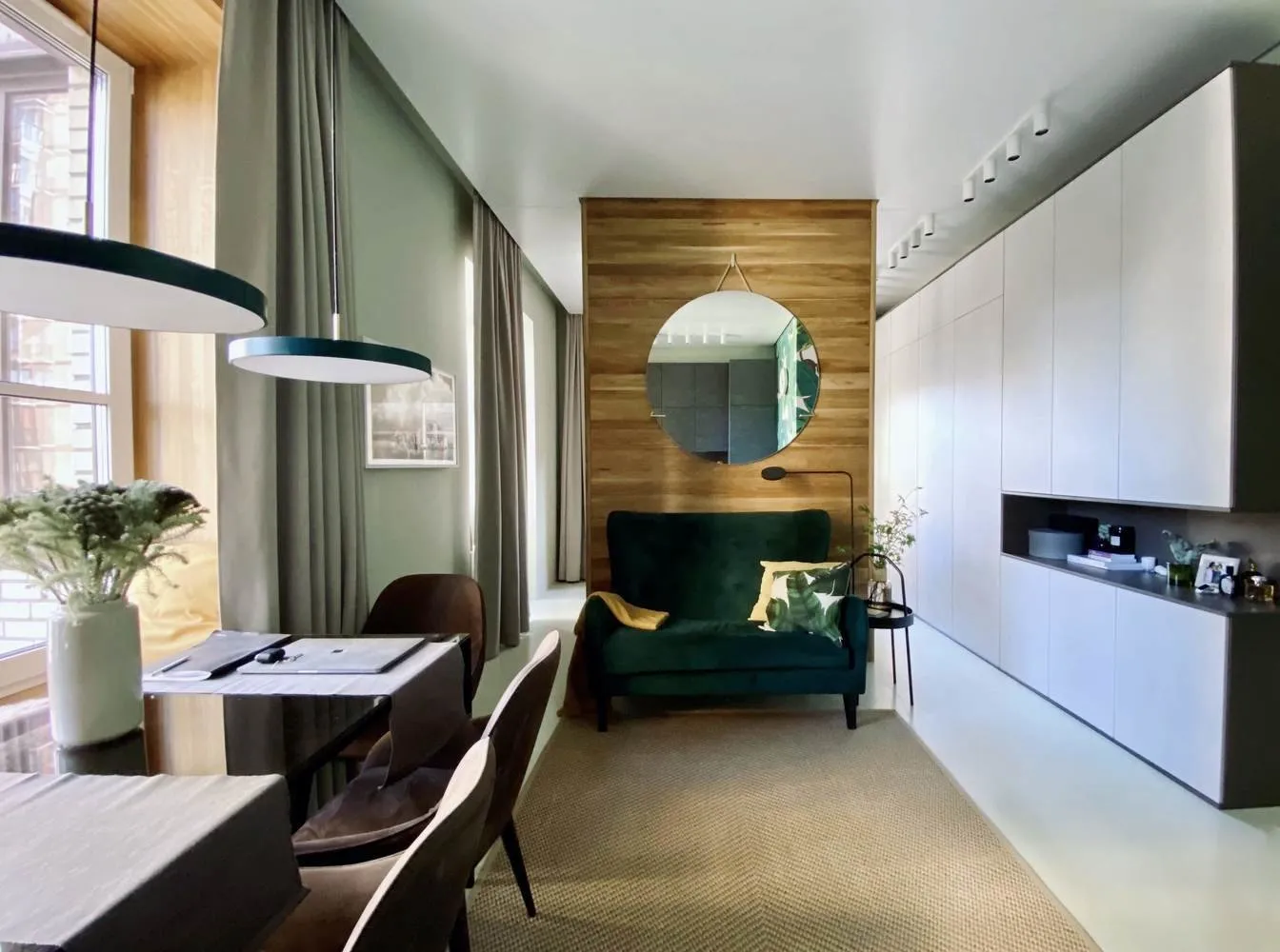 Фотографія: Гостьова в стилі Сучасний, Квартира, Поради, Samsung, 1 кімната, до 40 метрів, Монолітно-цегляний, the frame – фото на нашому сайті