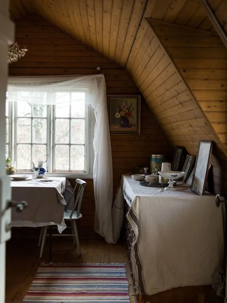 Photo: Kitchen and Dining Room in Provence and Country Style, Scandinavian, Eclectic, House, Sweden, Cottage, Home and Garden, 4 or more – photos on our site