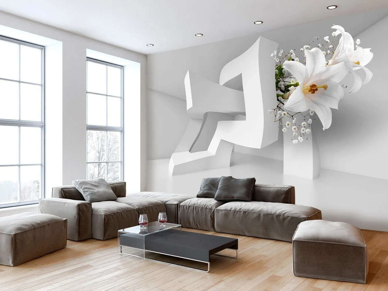 Photo: Living Room in Scandinavian Style, Tips – photos on our website