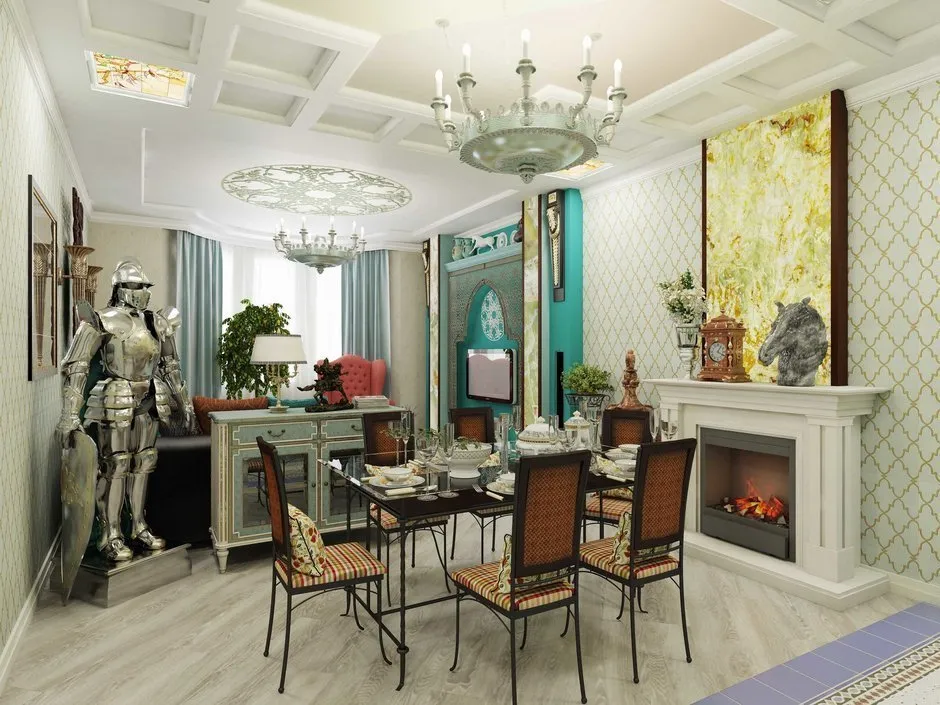 照片:厨房和餐厅在折中风格中,浴室,门厅,客厅,卧室,古典,现代,室内装饰,公寓,房子,encyclopedia_decor - 我们网站上的照片