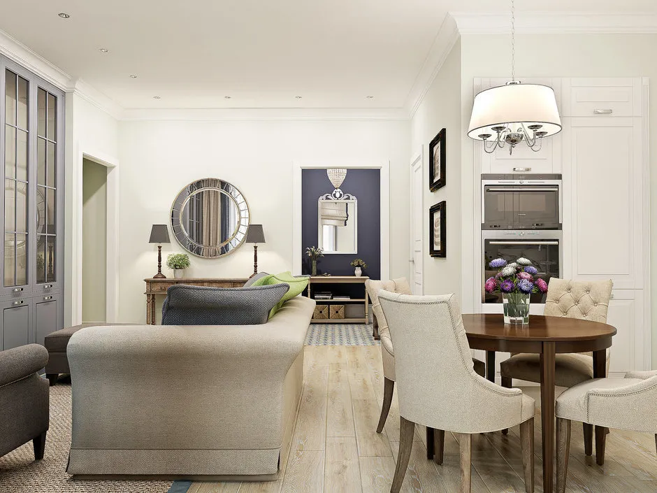 照片:厨房和餐厅在古典风格中,浴室,门厅,客厅,卧室,现代,室内装饰,公寓,房子,encyclopedia_decor - 我们网站上的照片