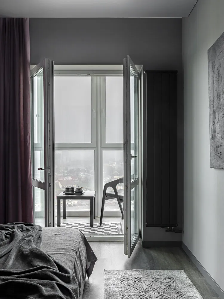 Foto: Dormitorio en estilo moderno, Apartamento, Proyecto de la semana, Minsk, Edificio monolítico, 3 habitaciones, 60-90 metros, Julia Pоздняk – foto en nuestro sitio web