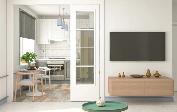 照片：北欧风格厨房和餐厅，改造，指南，伊琳娜·克里茨科娃，百科全书_改造，叶莲娜·科诺瓦洛娃，玛丽娜·斯维特洛娃，安德烈·里巴科夫，奥列西娅·别雷佐夫斯卡娅，尤莉亚·捷尔诺娃，卢德米拉·丹列维奇 – 我们网站上的照片