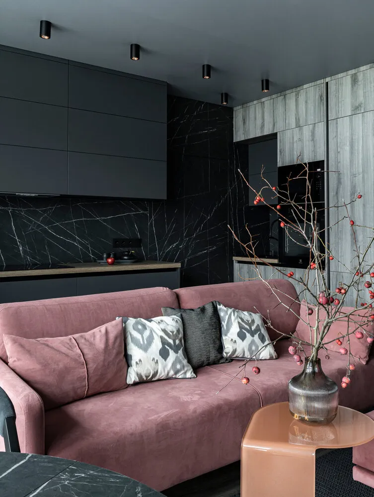 Foto: Salón en estilo moderno, Apartamento, Proyecto de la semana, Minsk, Edificio monolítico, 3 habitaciones, 60-90 metros, Julia Pоздняk – foto en nuestro sitio web