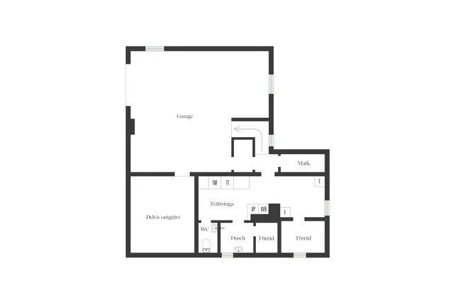 照片：平面图风格，北欧、现代、室内装饰、房屋、白色、极简主义、别墅、灰色、蓝色、棕色，4间或以上卧室，面积超过90平方米 – 网站上的照片