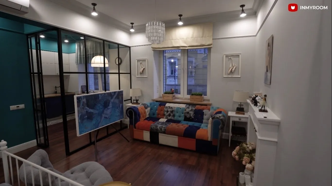 Photo: Kitchen and dining room in Loft style, Apartment, Moscow, Gid, Brick House, 1 room, up to 40 sqm – photo on our website