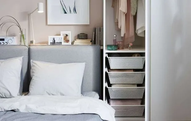 照片:卧室在斯堪的纳维亚风格、指南中 – 我们网站上的照片