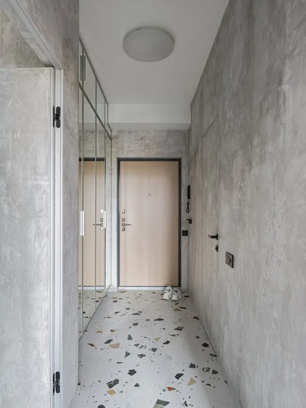 Foto: Eingangshalle im modernen Stil, Wohnung, Projekt der Woche, Sankt Petersburg, 2 Zimmer, 40-60 m², Anastasia Zarqua – Foto auf unserer Website