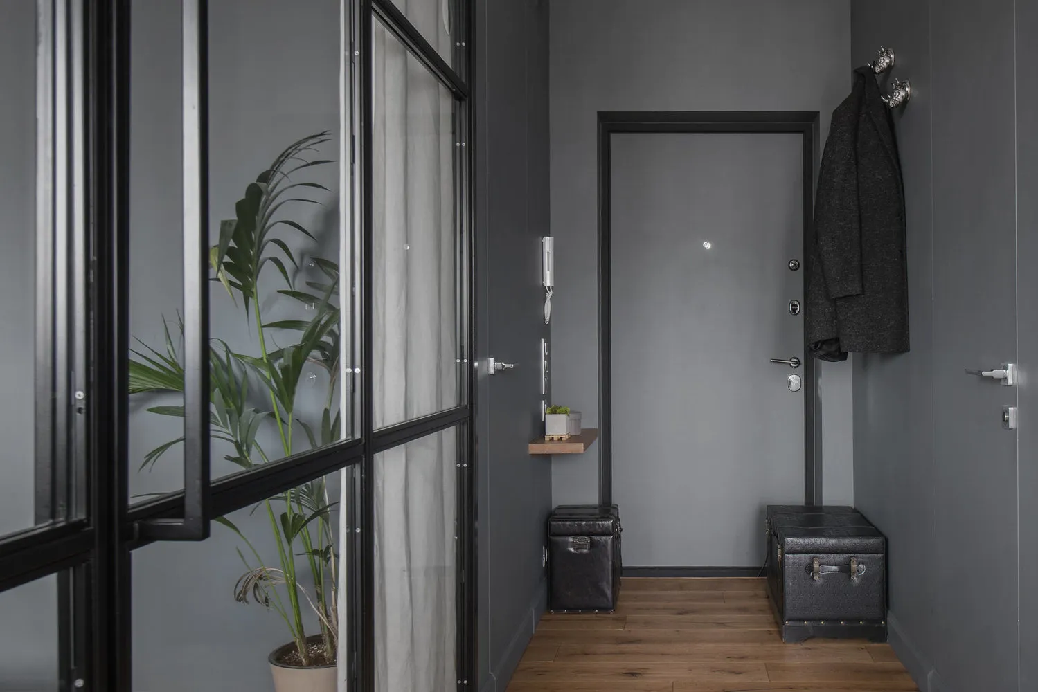 照片：北欧风格走廊，技巧，室内设计百科全书，装修错误，亚历山大·波利卡尔波夫 – 我们网站上的照片