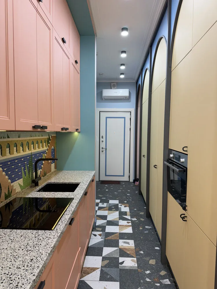 Photo: in style , Small apartment, Apartment, Studio, Project of the Day, up to 40 square meters, eclecticism with elements of classicism and modernity – photo on our site