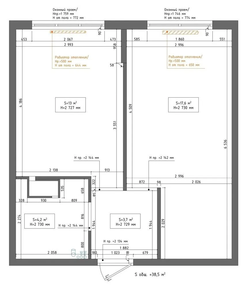 照片：现代风格、当代公寓、重新布置、1室、不超过40平方米，尼娜·伊万诺娃 – 我们网站上的照片