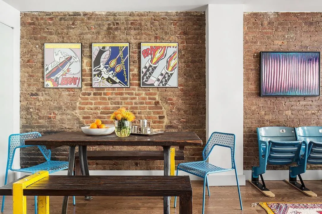 照片:混合风格厨房和餐厅,室内装饰,小公寓,纽约指南 – 我们网站上的照片