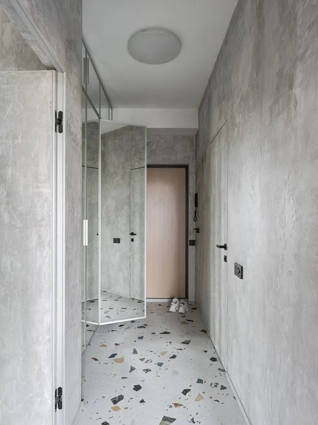 Foto: Eingangshalle im modernen Stil, Wohnung, Projekt der Woche, Sankt Petersburg, 2 Zimmer, 40-60 m², Anastasia Zarqua – Foto auf unserer Website