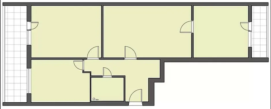 照片：Loft风格公寓布局，重新设计，板楼，3室，60-90平方米，柳德米拉·丹尼洛夫娜 – 我们网站上的照片