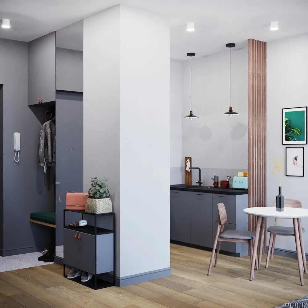 图片:极简风格玄关,技巧,乐购,小玄关 – 我们网站上的照片