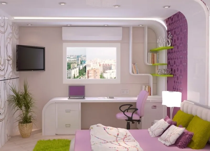 照片：现代风格卧室，技巧 – 我们网站上的照片