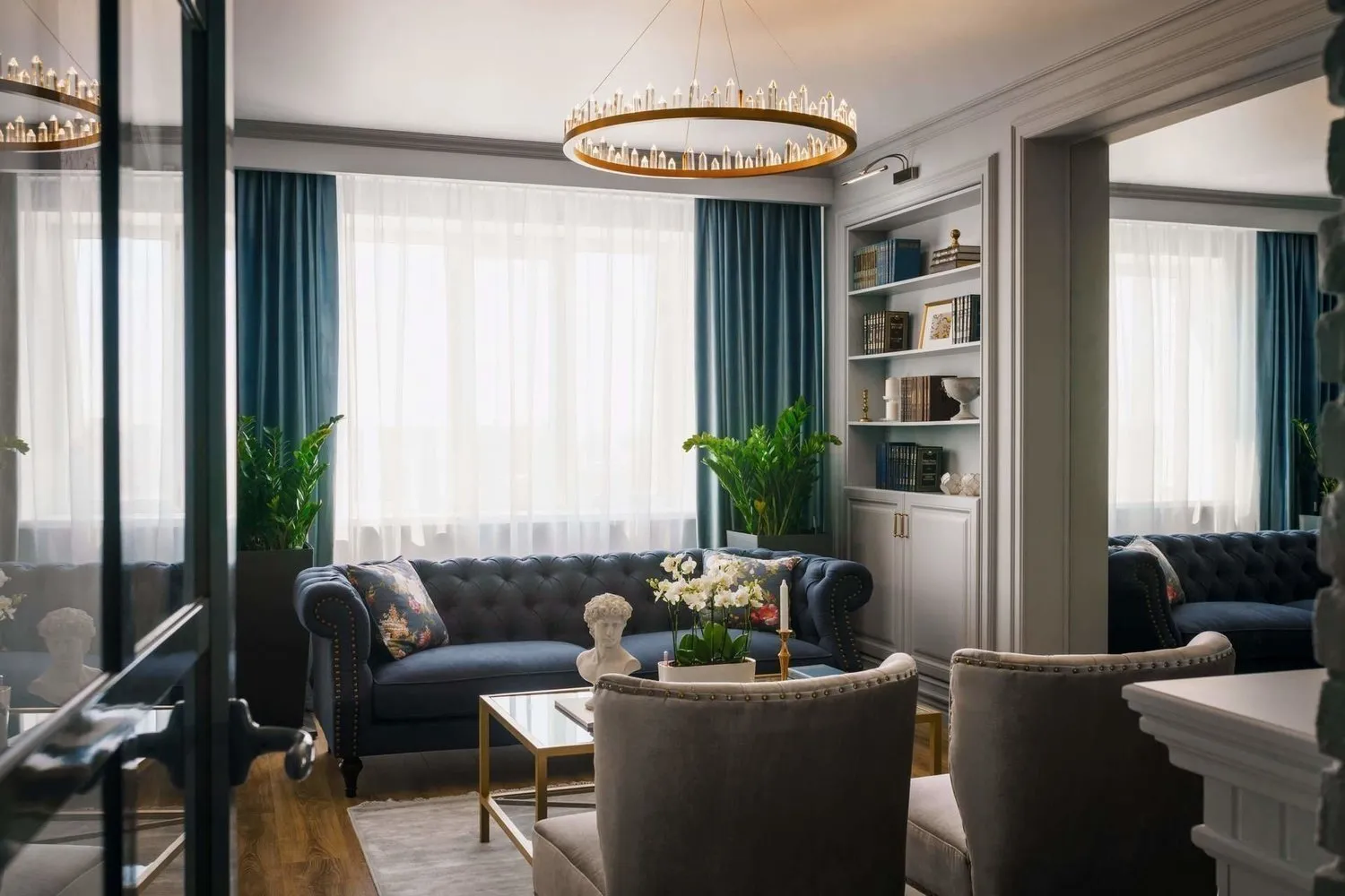 Photo: 古典与现代客厅，指南，Geometrium，设计技巧，朱莉亚·切尔诺娃，阿莱娜·季莫宁，安德烈·季莫宁，室内百科全书，斯维特拉娜·乌季拉乌里，亚历山德拉·达什凯维奇，伊琳娜·谢多帕洛娃，奥克萨娜·茨比亚科娃，达里亚·谢尔吉恩科，安娜·西莫诺娃，Oh, Boys! 室内 – 我们网站上的照片