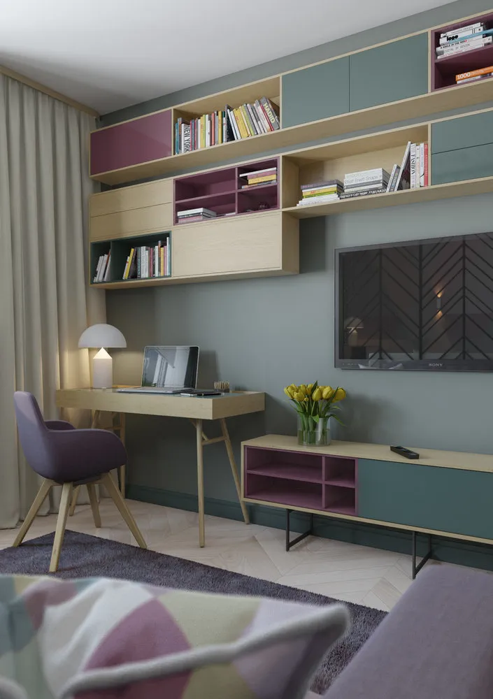 Фотография: Кабинет в стиле Современный, Декор интерьера, Советы, актуальный интерьер – фото на нашем сайте